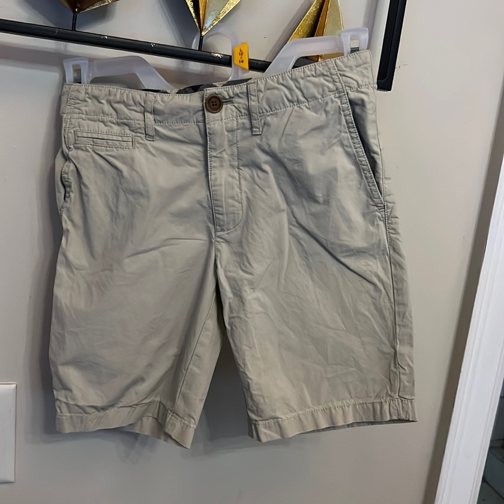 Burberry khaki shorts size 8